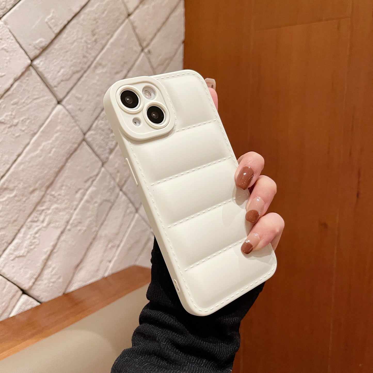 Funda protectora tipo chaqueta para iPhone 15/14/13/12/11